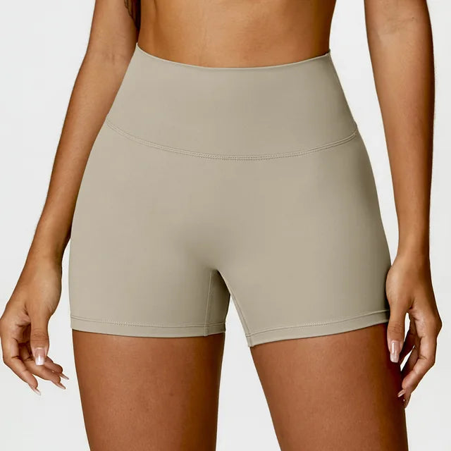 Women Sports Short Yoga Legging Shorts Squat Proof High Waist Fitness Tight Shorts Cycling Running Push Up Workout Gym Shorts