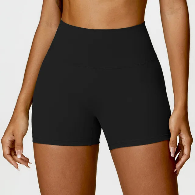 Women Sports Short Yoga Legging Shorts Squat Proof High Waist Fitness Tight Shorts Cycling Running Push Up Workout Gym Shorts