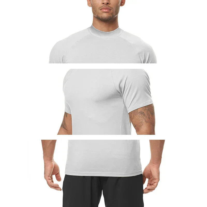 Quick-drying T-shirt Gym Fitness Casual Bodybuilding Tights
